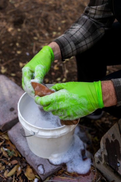 Nitrile 8 Mil Heavy-Duty Diamond-Textured Gloves