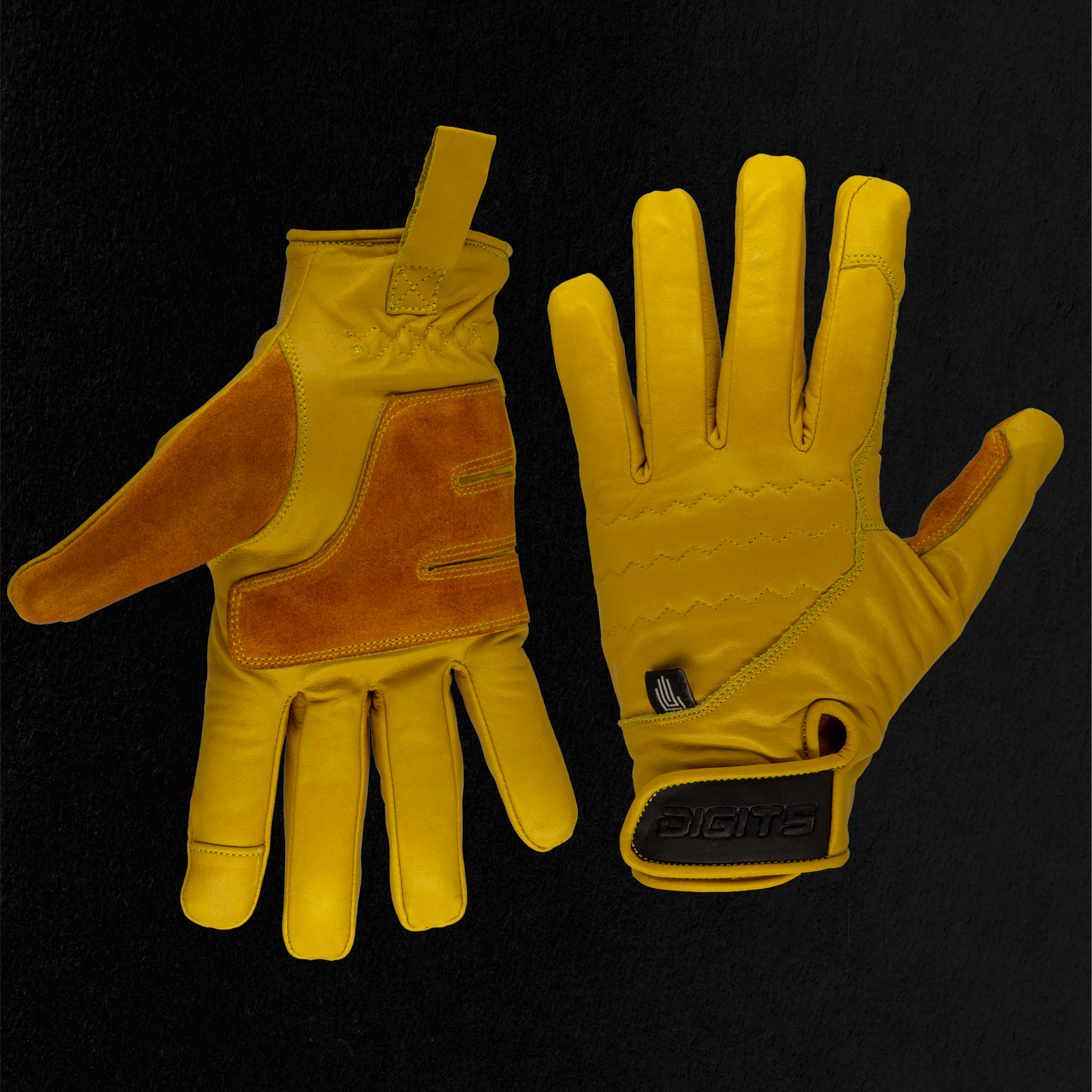 Digits Workwear Leather Work Gloves | Best Cowhide Heavy