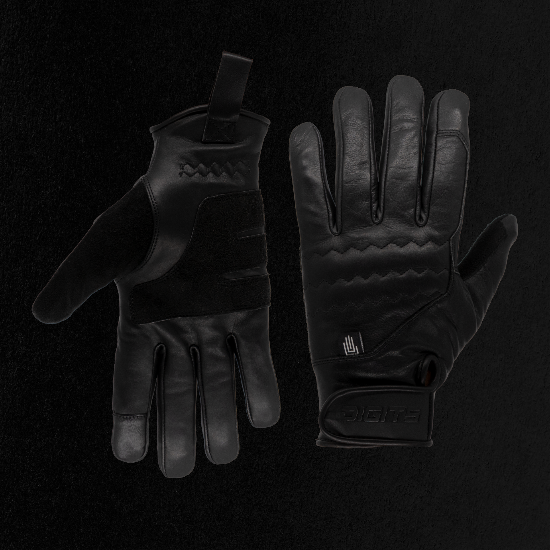 Black Digits Workwear Leather Insulated All-Weather Work Glove